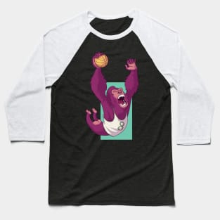 Basketball Gorilla Baseball T-Shirt